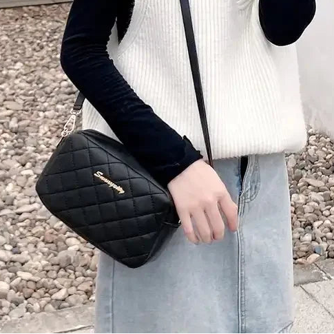 Hot Selling Women's One-Shoulder Canvas Bag Smart Home Product with Leather Purses for Students Carrying