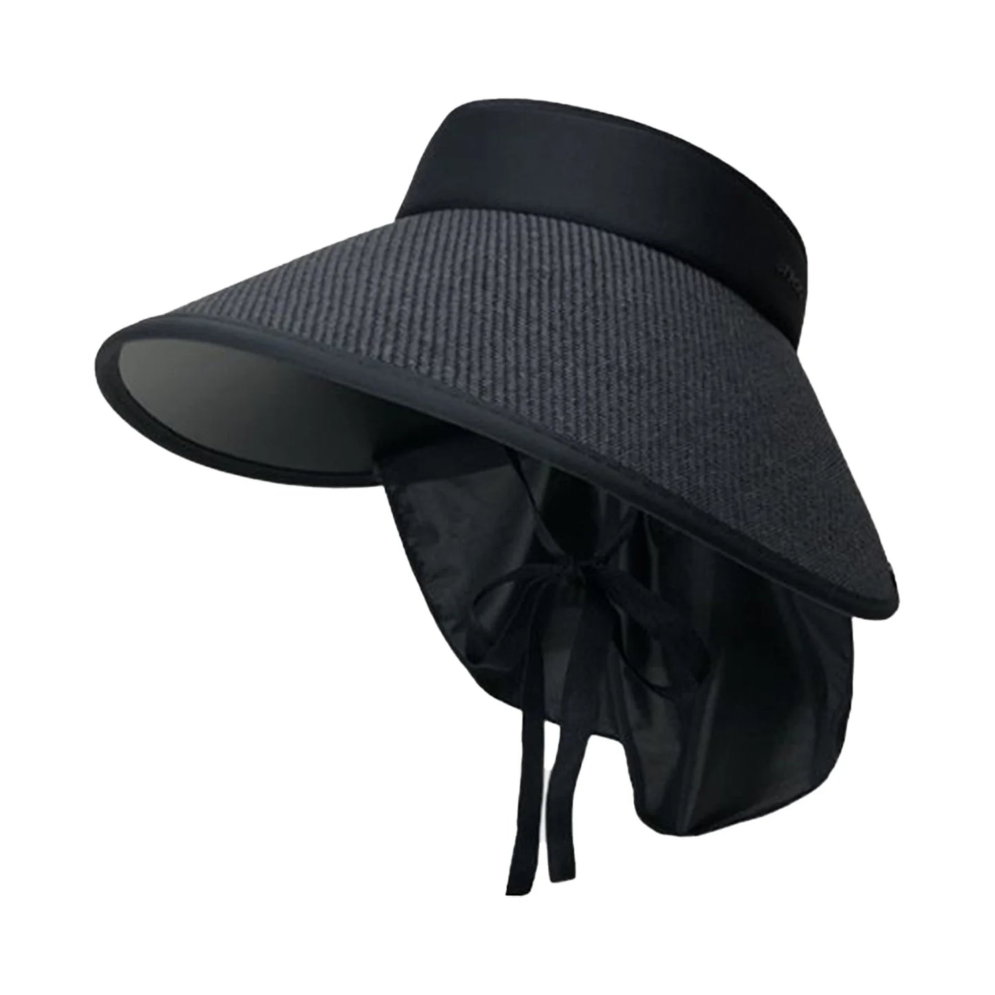 Summer Outdoor Sun Hat For Women Fashionable Casual Wide Brimmed Hat Portable Fisherman Hat With Removable Sunscreen Shawl
