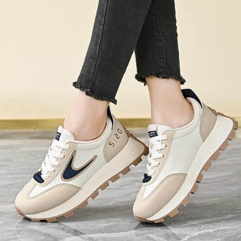 Women Sneakers  New Spring Autumn Brand Luxury Vulcanize Shoes Casual Footwear Zapatillas Mujer Light Flat Breathable Shoes