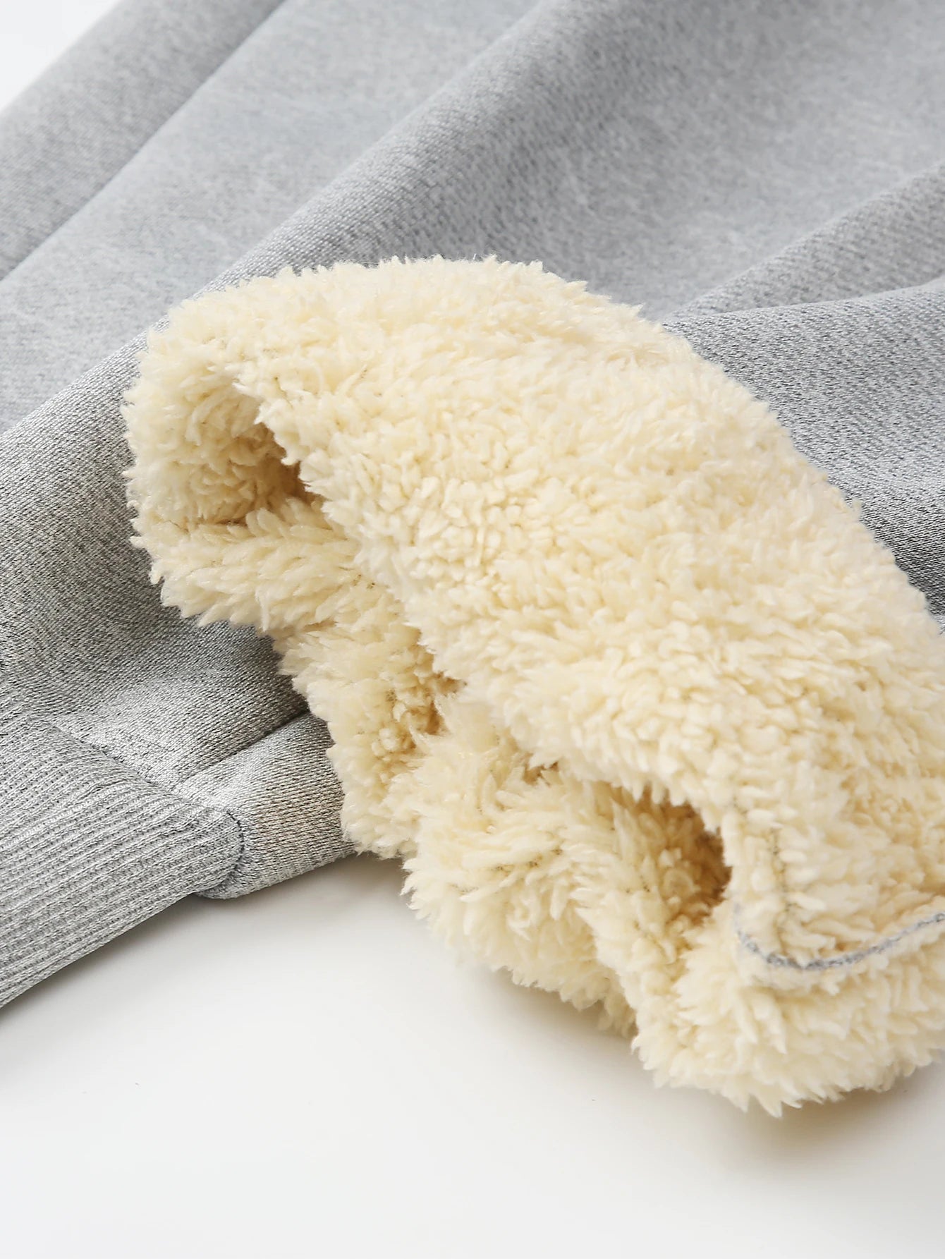 Men's winter sportswear set; warm fleece round neck sweatshirt; men's drawstring sport pants; fashionable men's running fitness