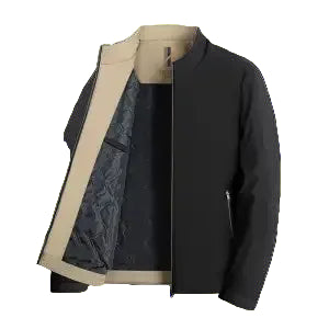 New Autumn and Winter Coats for Men Casual Cotton Coats, Stand Collar Cotton Thickening Loose and Versatile Jackets for Men