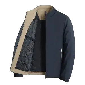 New Autumn and Winter Coats for Men Casual Cotton Coats, Stand Collar Cotton Thickening Loose and Versatile Jackets for Men