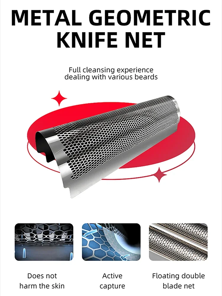 Kemei-3382Professional Rechargeable Hair Clipper 0mm Bareheaded Hair Removal Razor High Quality Electric Shaver for Men Cordless