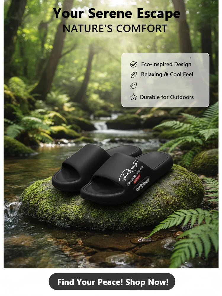 Summer innovative design EVA men's shoes, soft and lightweight home slippers, suitable for indoor and outdoor leisure activities