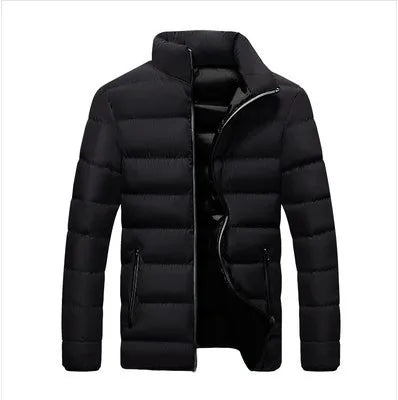 Winter thickened sports cotton jacket men stand-up cardigan outdoor cotton jacket casual jacket warm men's tops