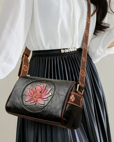 Casual Women Handbag Soft Leather Shoulder Crossbody Bags for Women 2026 New Fashion Print Ladies Messenger Tote Bag