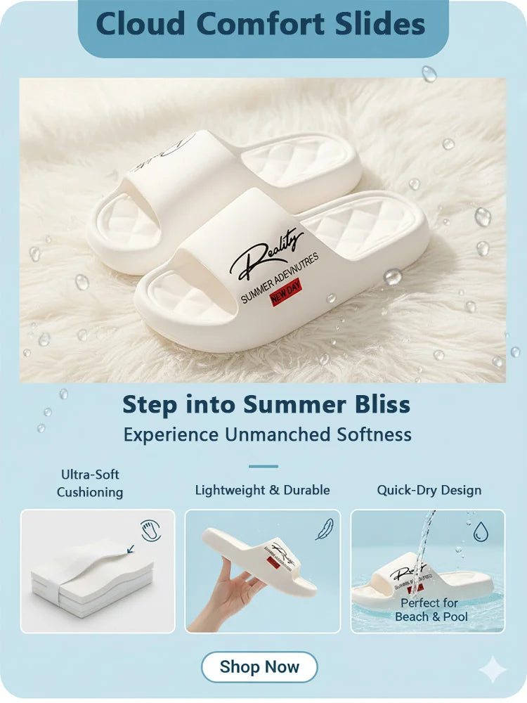 Summer innovative design EVA men's shoes, soft and lightweight home slippers, suitable for indoor and outdoor leisure activities