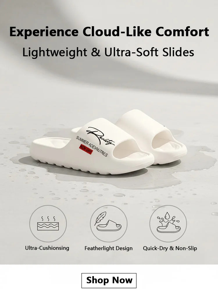Summer innovative design EVA men's shoes, soft and lightweight home slippers, suitable for indoor and outdoor leisure activities