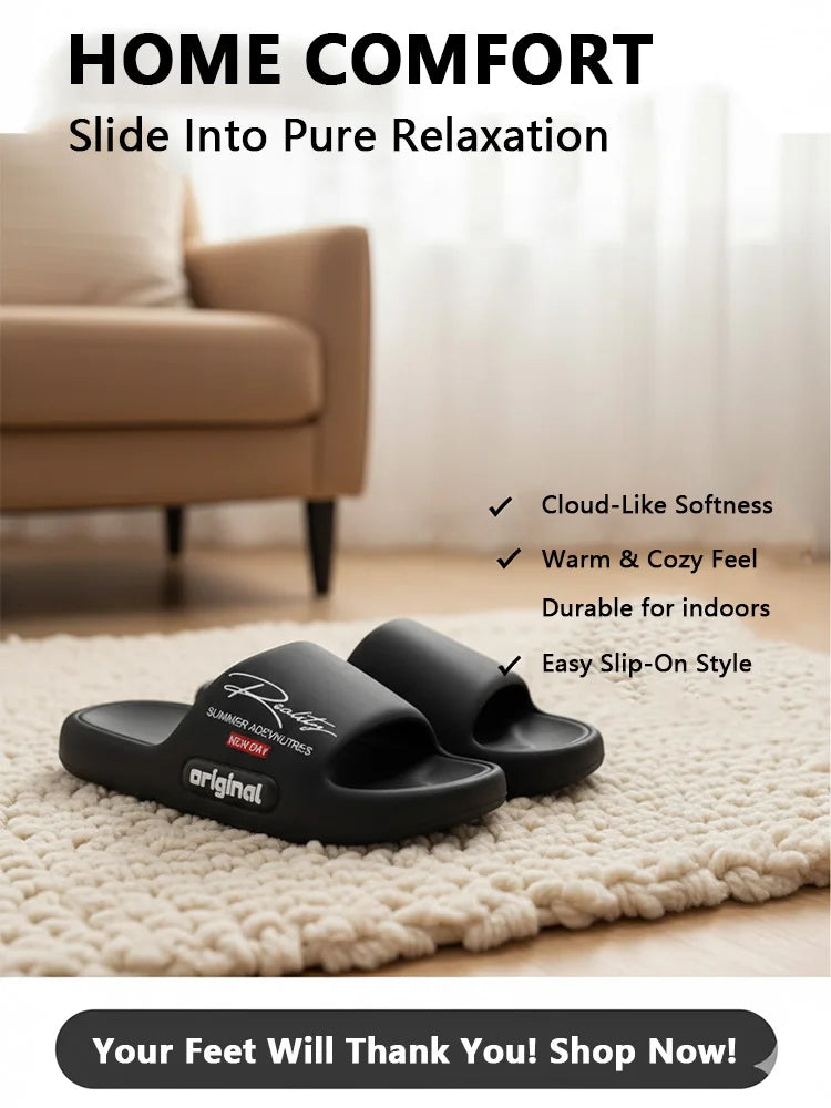 Summer innovative design EVA men's shoes, soft and lightweight home slippers, suitable for indoor and outdoor leisure activities