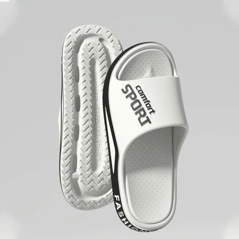 Fashion Men's Sandals Summer EVA Comfortable Anti-Slip Soft Soles House Slippers for Indoor Outdoor Wear Breathable Shower Slide