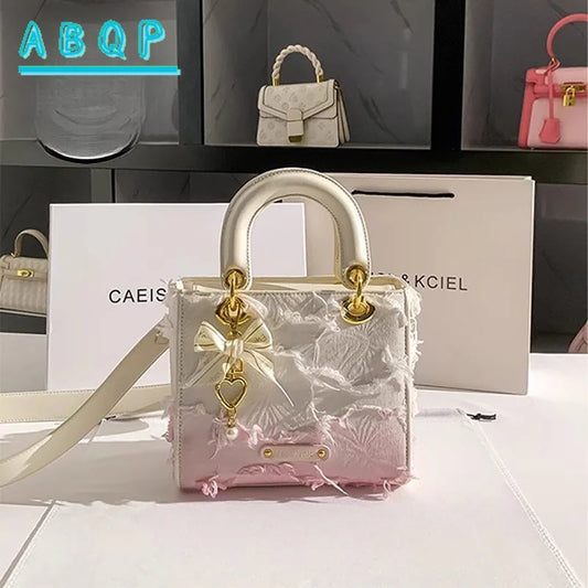 Women's Handbag Elegant Synthetic Crossbody Golden-Tone Hardware Closure 2025 New Design for Parties Luxury Shoulder Purse
