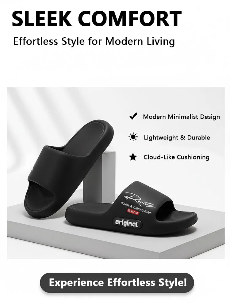 Summer innovative design EVA men's shoes, soft and lightweight home slippers, suitable for indoor and outdoor leisure activities