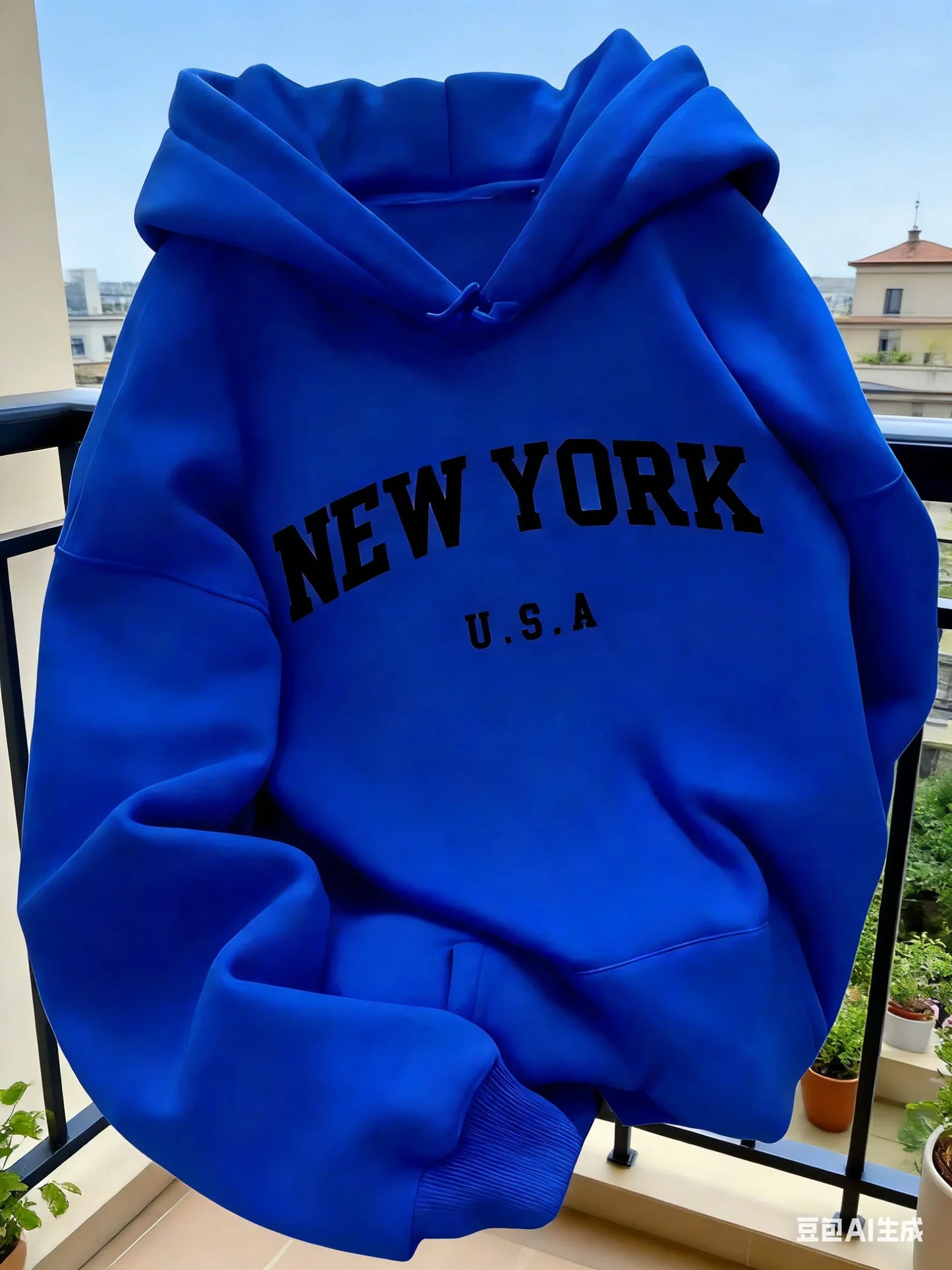 Hooded Sweat for Women Casual Cut NEW YORK USA Lettering Sweater Sweat Casual Fashion HipHop Sweat Harajuku Unisex